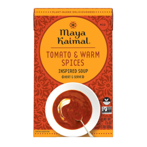 Maya Kaimal Mild Tomato & Warm Spices Inspired Soup