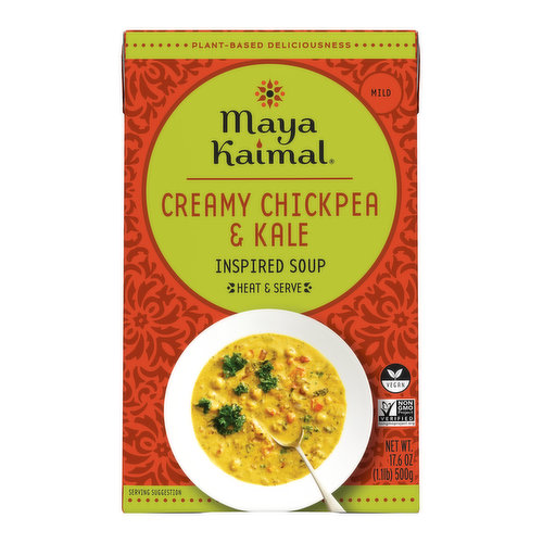 Maya Kaimal Mild Creamy Chickpea & Kale Inspired Soup