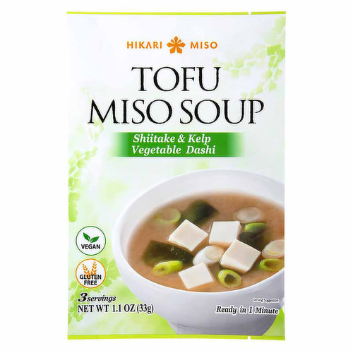 Hikari Miso Soup Shiitake & Kelp Vegetable Dashi