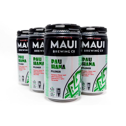 Maui Brew Pau Hana Pilsner, Cans (Pack of 6)