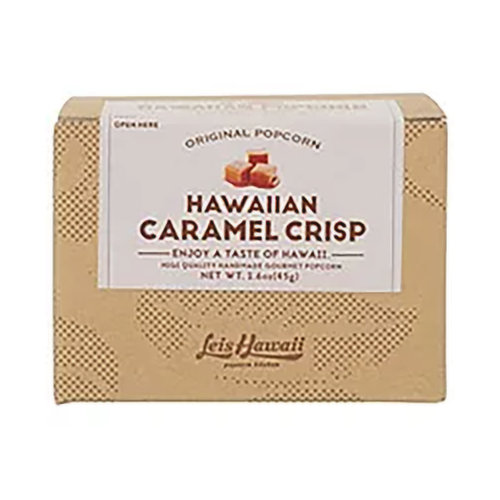 Leis Hawaii Popcorn, Caramel Crisp, 1.6 Ounce