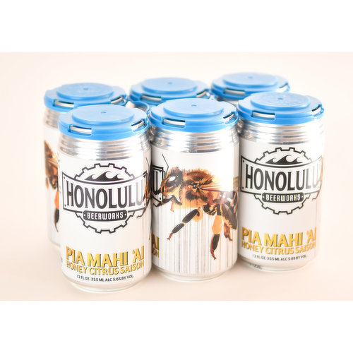 Honolulu Beerworks Seasonal Brew, Cans (Pack of 6)