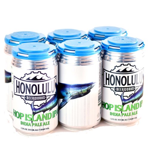 Honolulu Beerworks Island Hop IPA, Cans (Pack of 6)