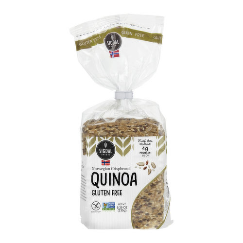 Sigdal Bakeri Crispbread Quinoa, Gluten Free