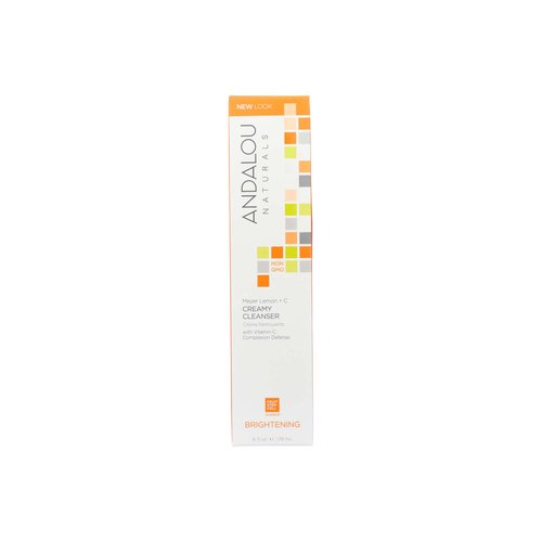 Andalou Naturals Crmy Cleanser Meyer Lemon