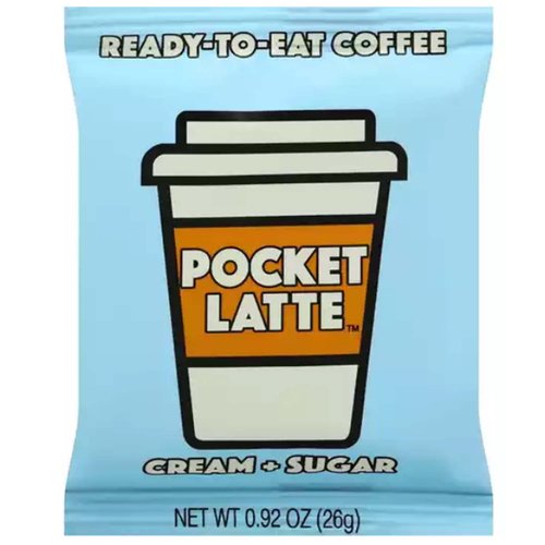 Pocket Latte Coffee Bar Cream + Sugar