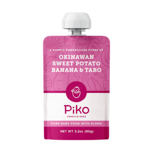 Piko Provisions Okinawan Sweet Potato Banana & Taro Baby Food