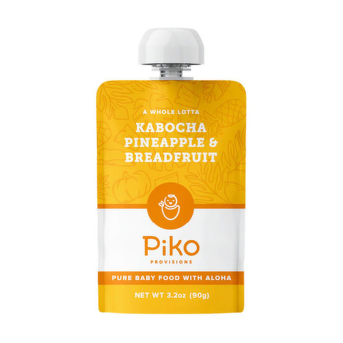 Piko Provisions Kabocha Pineapple Breadfruit Baby Food