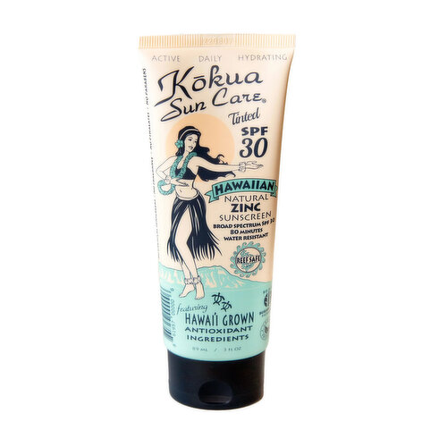 Kokua Sun Care Zinc Sun Spf30 Tinted