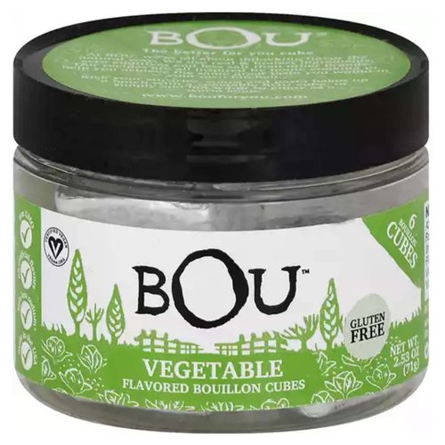 BOU Bouillon Cubes, Vegetable