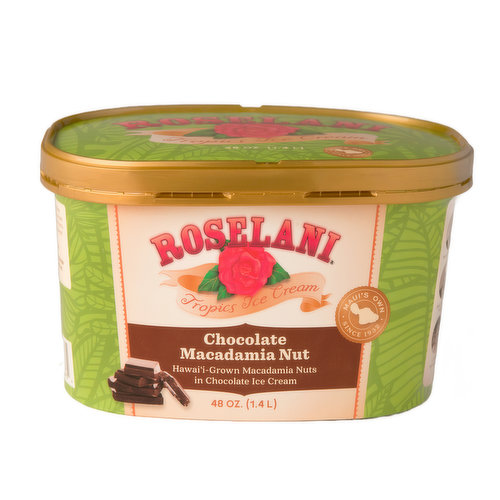 Roselani Chocolate Macadamia Nut Ice Cream