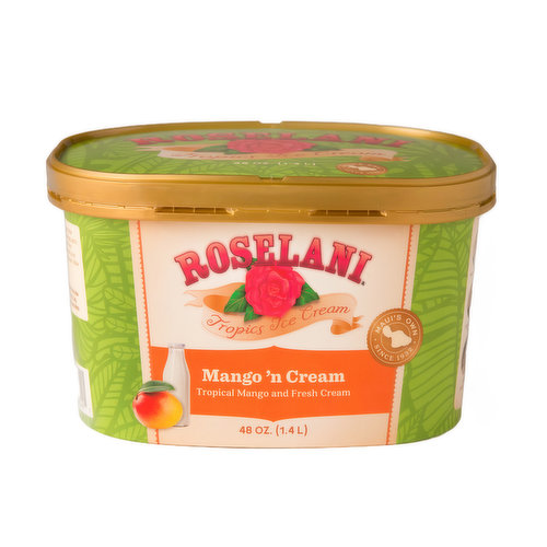 Roselani Mango 'n Cream Ice Cream