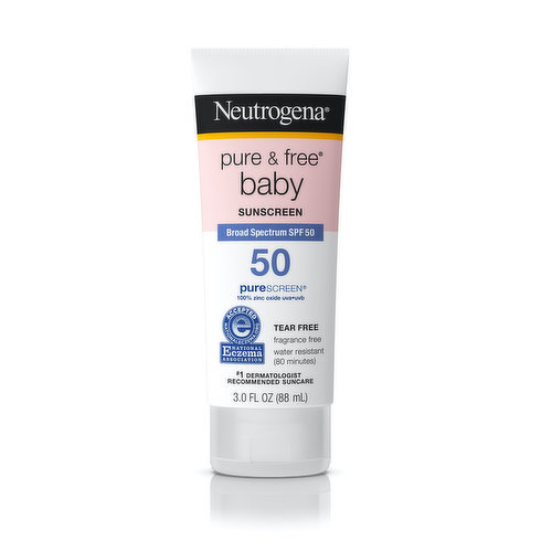 Neutrogena Pure & Free Baby Sunscreen Lotion Broad Spectrum SPF 50