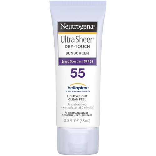 Neutrogena Ultra Sheer Sunblock Lotion, SPF 55 