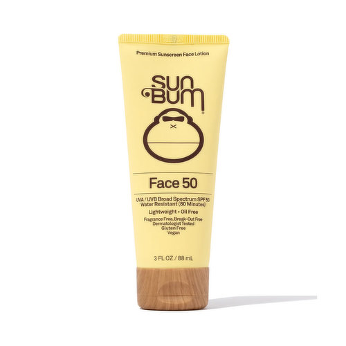 Sun Bum Face Lotion, SPF 50