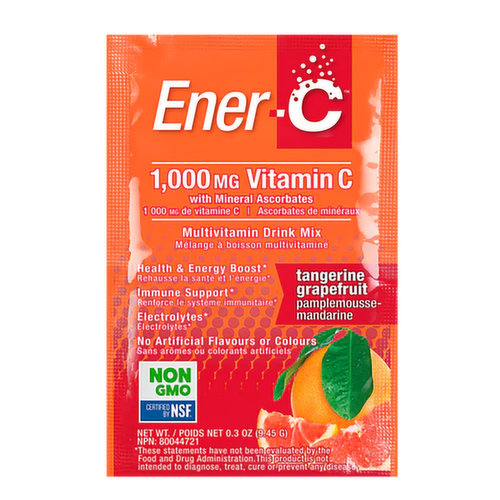 Ener-C Vitamin C Single Packet, Tangerine Grapefruit