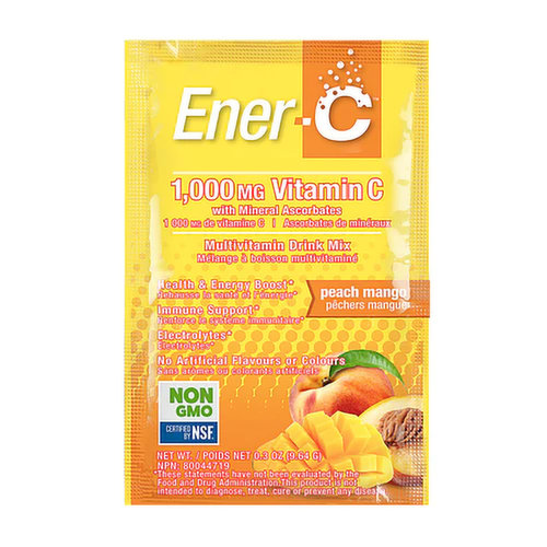 Ener-C Vitamin C Single Packet, Peach Mango