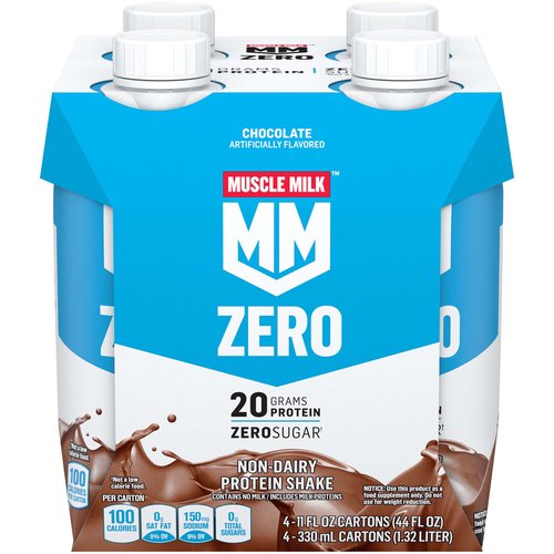 Muscle Milk Chocolate, 100 Calories (Pack of 4)