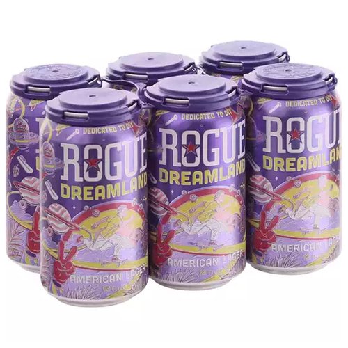 Rogue Dreamland Lager, Cans (6-pack)