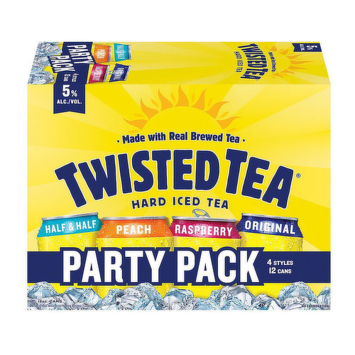 Twisted Tea Half and Half Hard Iced Tea - 12pk/12 fl oz Cans