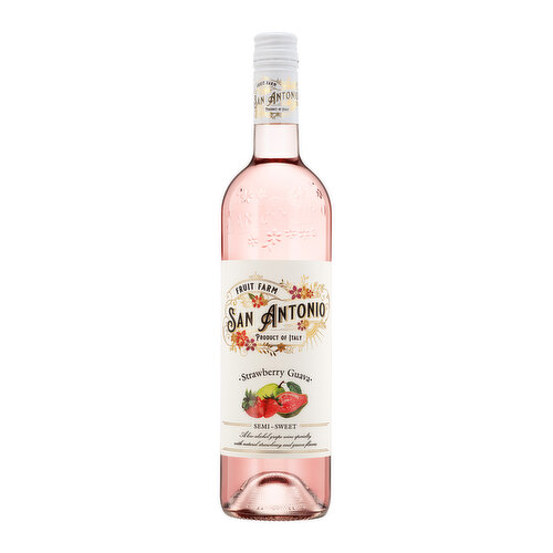 San Antonio Fruit Farm Strawberry Guava Wine