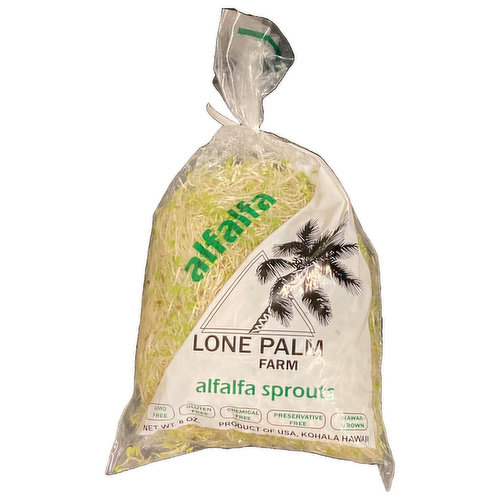 Local Lone Palm Alfalfa Sprouts