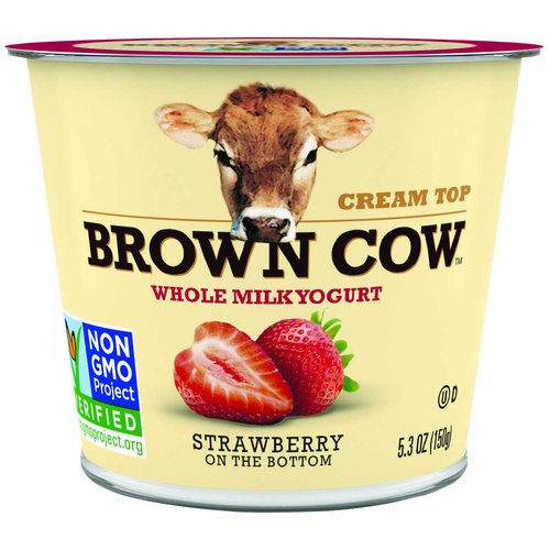 Brown Cow Yogurt, Strawberry