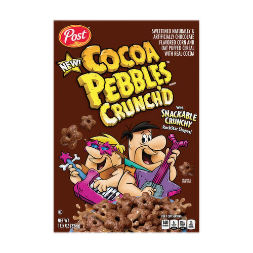 Cocoa Pebbles Crunch'd Cereal