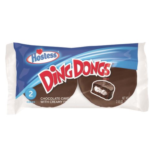 Hostess Chocolate Ding Dongs, 2ct