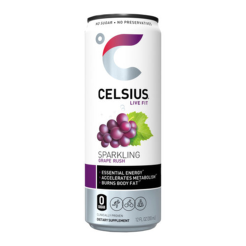 Celsius Energy Drink Sparkling Grape Rush