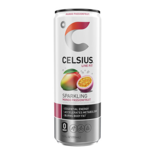 Celsius Sparkling Mango Passionfruit Energy Drink