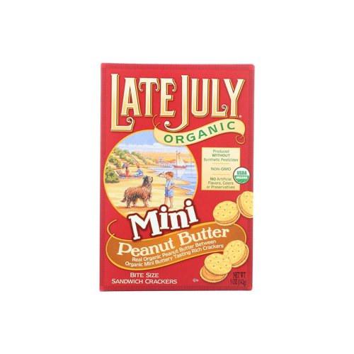 Late July Organic Mini Crackers, Peanut Butter