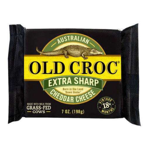 Old Croc Cheddar, White Extra Sharp