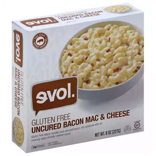 Evol Gluten Free Mac & Cheese, Bacon