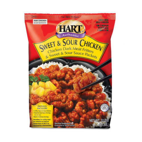 Hart Frozen Sweet And Sour Chicken
