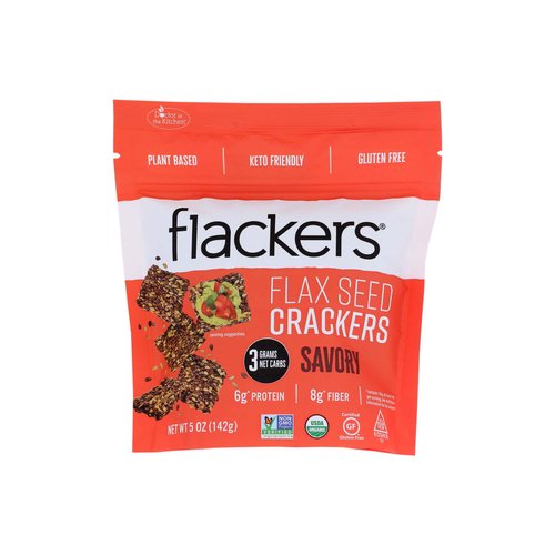 Doctor In The Kitchen Flackers Crackers, Flax Seed
