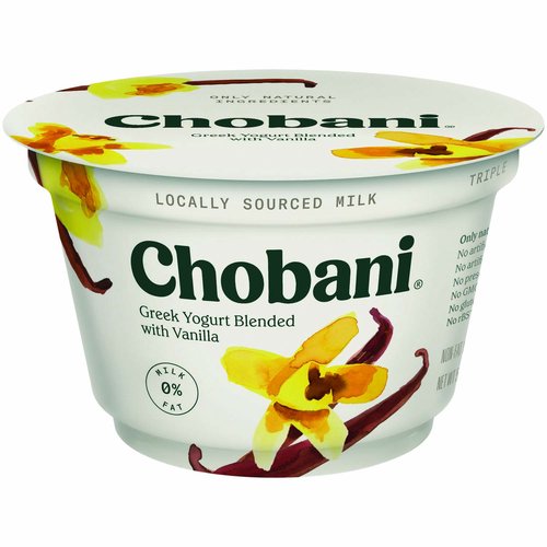 Chobani Non-Fat Greek Yogurt, Vanilla