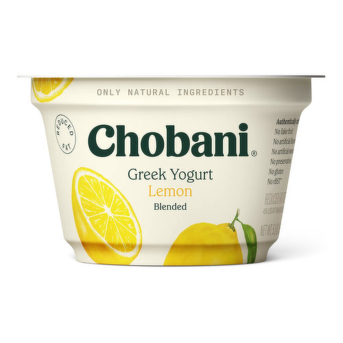 Chobani Greek Yogurt, Lemon