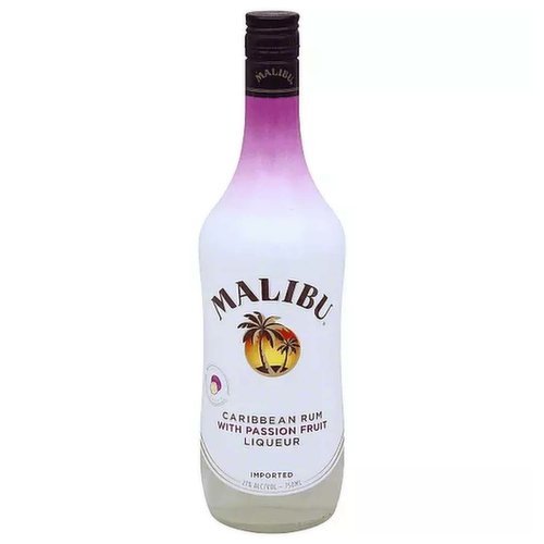 Malibu Rum, Caribbean, With Passion Fruit Liqueur