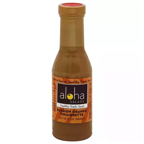 Aloha Vinaigrette Dressing, Passion Orange