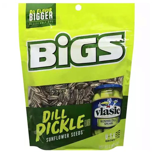 BIGS Sunflower Seeds, Vlasic Dill Pickle