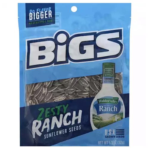 BIGS Sunflower Seeds Zesty Ranch