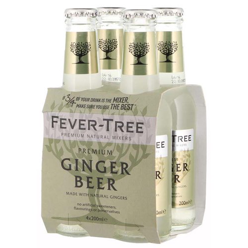 Soda ginger beer FEVER TREE : le pack de 4 bouteilles de 20 cL à Prix  Carrefour