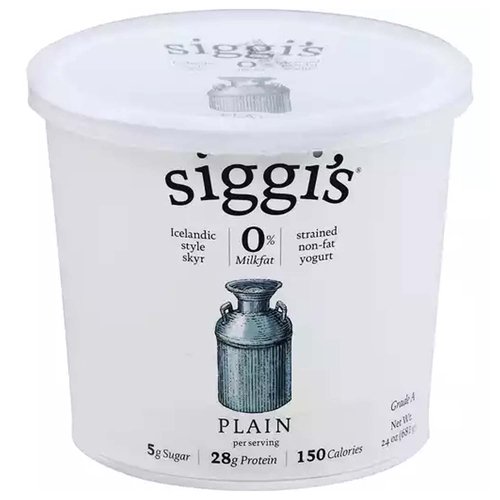 Siggi's Yogurt, Plain, 0% Milkfat