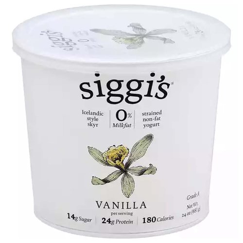 Siggi's Non-Fat Yogurt, Vanilla