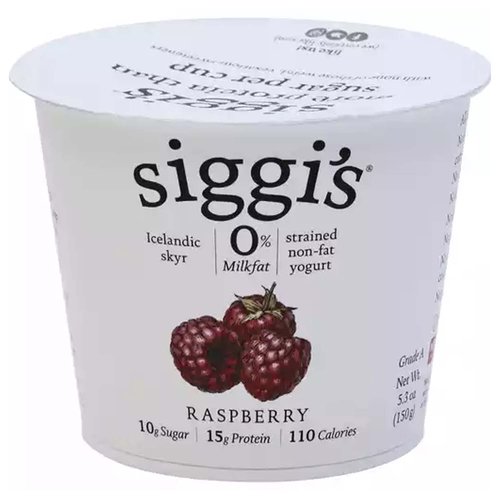 Siggi's Non-Fat Yogurt, Raspberry