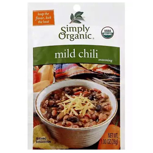 Simply Organic Chili Seasoning, Mild