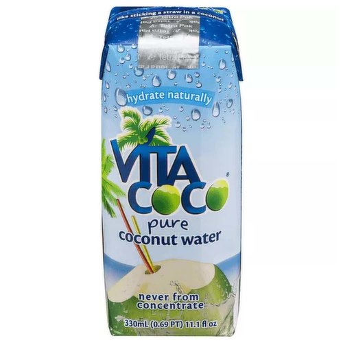 Vita Coco Coconut Water Beverage, Pure, Original