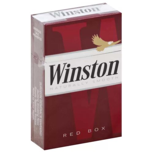 Winston Red Cigarettes, King Box