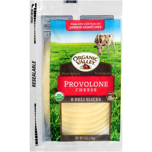 Organic Valley Provolone Sliced Cheese